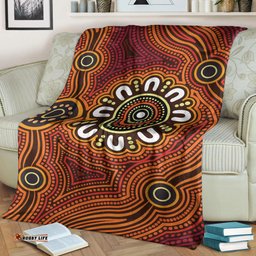 Amazing Aussie Australia Aboriginal Inspired Aboriginal Connection Concept Art Background Blanket