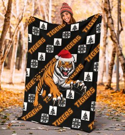 Wests Christmas Premium Blanket Tigers Fancy