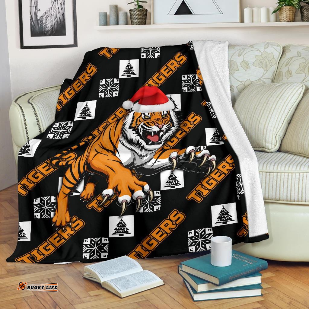 Wests Christmas Premium Blanket Tigers Fancy