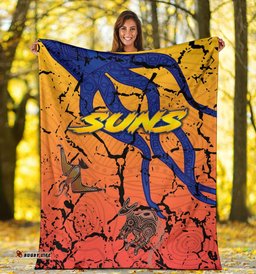 Gold Coast Zip Premium Blanket Suns Origin Indigenous