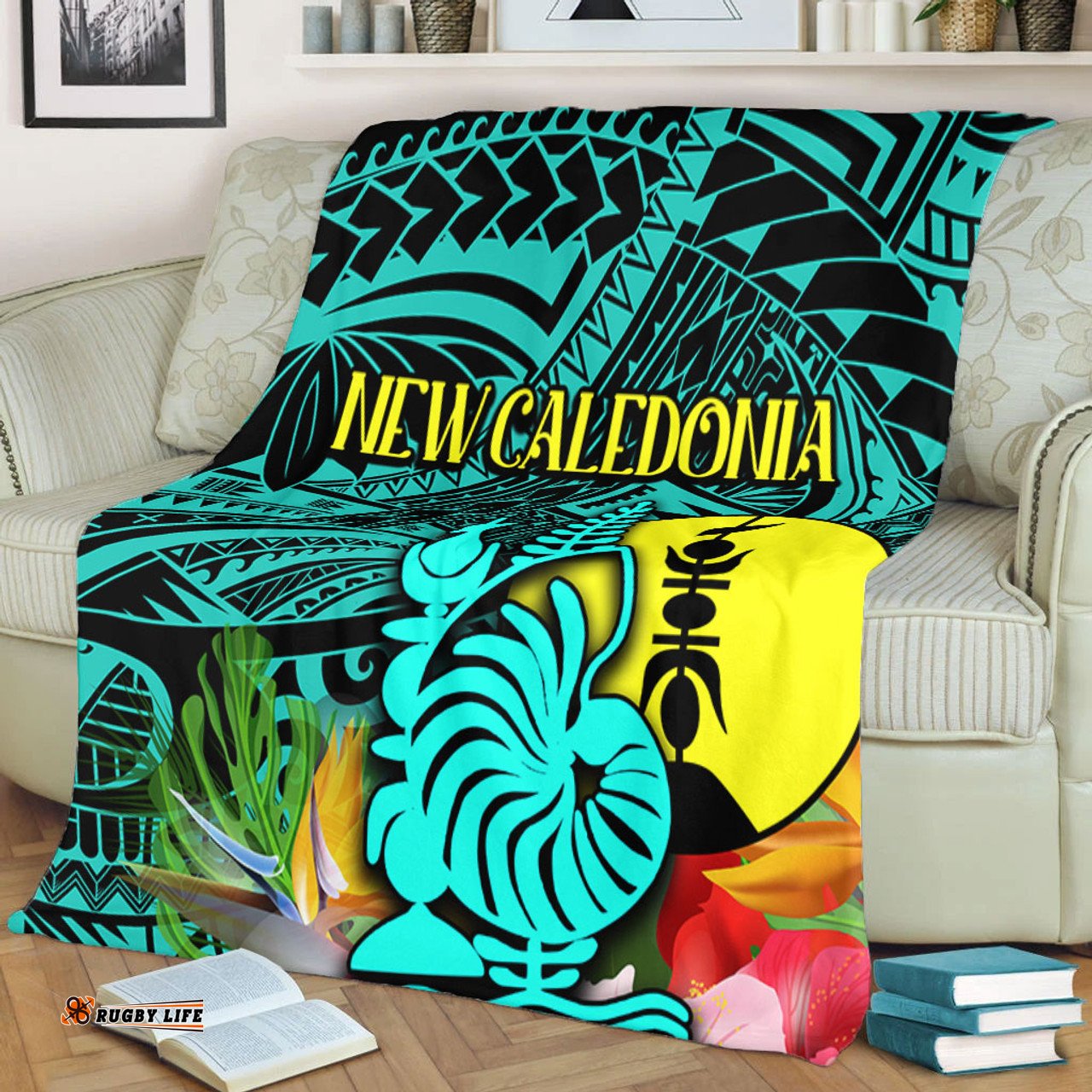 Amazing Aussie Australia South Sea Islanders I'm New Caledonian With Polynesian Tropical Style Blanket