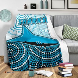sharks premium blanket cronulla indigenous unique