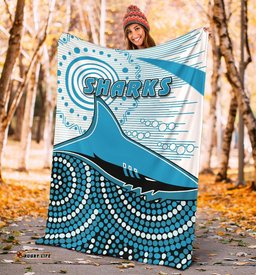 sharks premium blanket cronulla indigenous unique