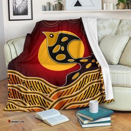 Amazing Aussie Australia Aboriginal Inspired Dot Patterns Fish Blanket
