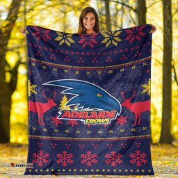 Adelaide Crows Blanket Christmas Ugly Style