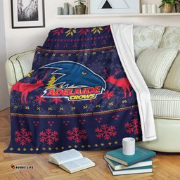 Adelaide Crows Blanket Christmas Ugly Style