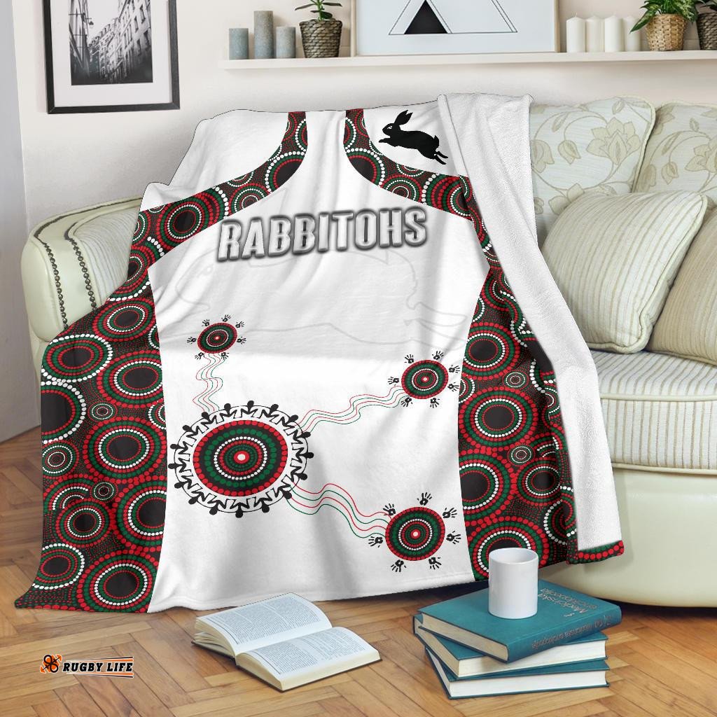 South Sydney Premium Blanket Indigenous Rabbitohs