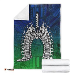 torres strait islander premium blanket dhari mask