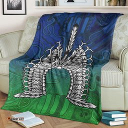 torres strait islander premium blanket dhari mask