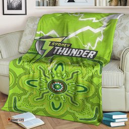 Sydney Thunder Blanket Aboriginal Style Of Dot