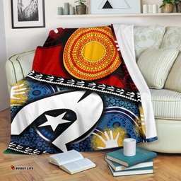 Premium Blanket Australian NAIDOC Aboriginal and Torres Strait Islands Flags