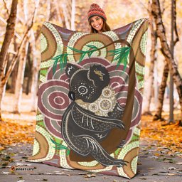 Australia Aboriginal Inspired Blanket - Koala Aboriginal Dot Art Vector