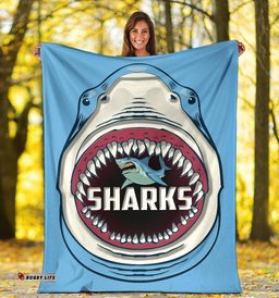 sharks rugby premium blanket cronulla sutherland