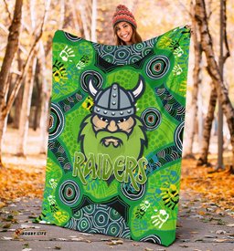 canberra premium blanket raiders viking indigenous