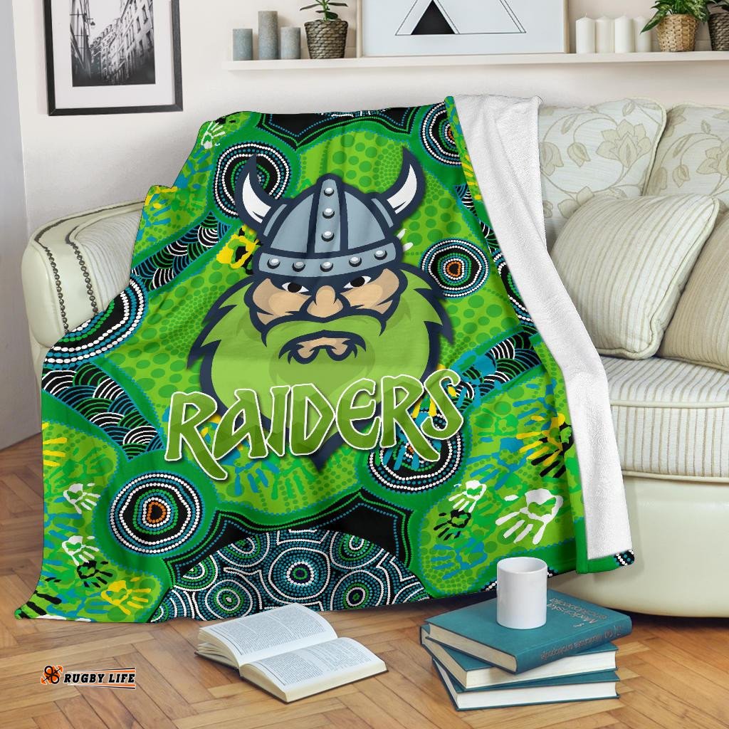canberra premium blanket raiders viking indigenous