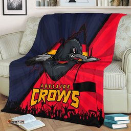 Amazing Aussie Adelaide Crows Breaking Through Fan Design Blanket