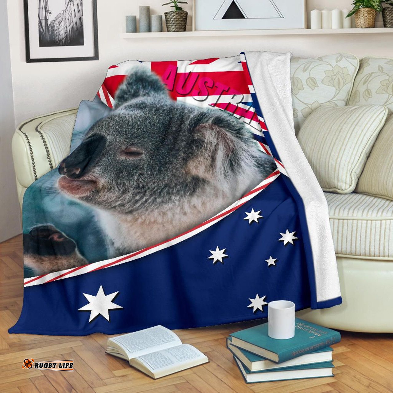 Amazing Aussie Australia Australia Flag and Coat Of Arms Koala 3D Blanket