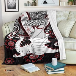 st george rugby blanket custom aboriginal dragons blanket rlt13