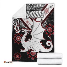 st george rugby blanket custom aboriginal dragons blanket rlt13