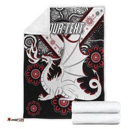 st george rugby blanket custom aboriginal dragons blanket rlt13