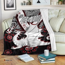 st george rugby blanket custom aboriginal dragons blanket rlt13