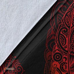 Aotearoa Premium Blanket Red Fern Mix Manaia Matau