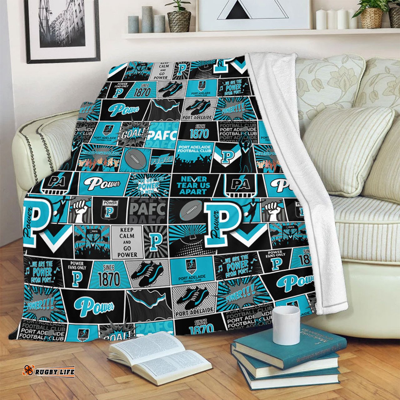 Amazing Aussie Port Adelaide Legacy Of The Pride Comic Style Blanket