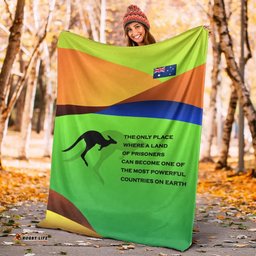 Amazing Aussie Australia National Color of Australia Blanket