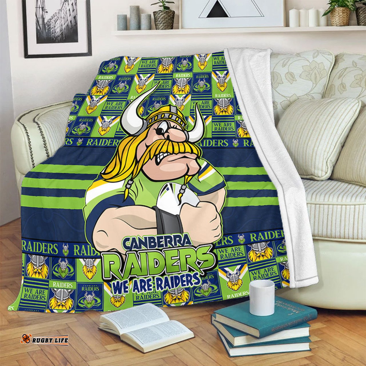 Amazing Aussie Canberra Raiders Champion���s Pride Comic Style Blanket
