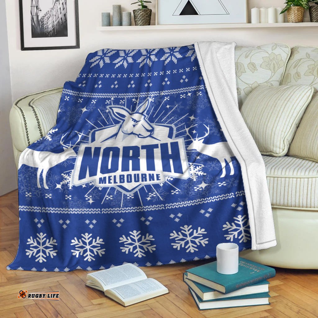 North Melbourne Blanket Christmas Ugly Style