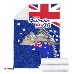 Australia Australia Day Blanket - Happy Australia Day Blanket