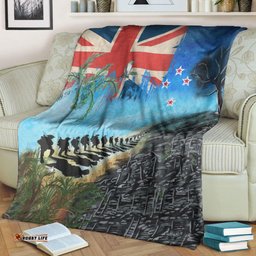 vibehoodie blanket new zealand anzac day lest we forget premium blanket