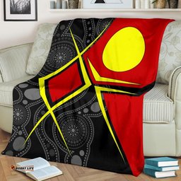 Amazing Aussie Australia Aboriginal Inspired Indigenous Legend Blanket