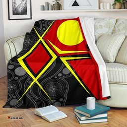Amazing Aussie Australia Aboriginal Inspired Indigenous Legend Blanket