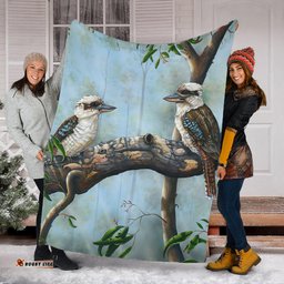 Australia Kookaburra Blanket - Laughing Kookaburras Blanket