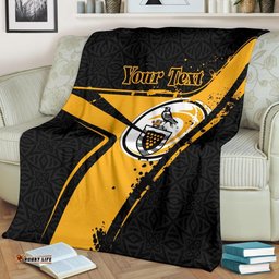 Custom Text Cornwall Rugby Personalised Premium Blanket Cornish Rugby