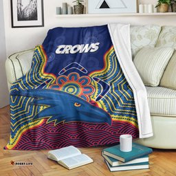 Adelaide Football Premium Blanket Crows Aboriginal Art