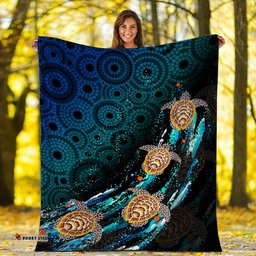 Turtle Premium Blanket Aboriginal No.4