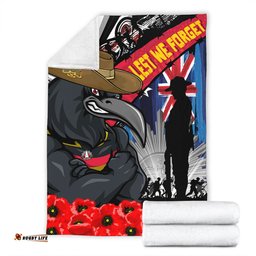 Amazing Aussie Adelaide Crows Anzac Day Honor United In Spirit Blanket