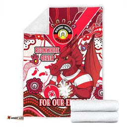 Amazing Aussie St. George Illawarra Dragons Naidoc Week Custom For Our Elders Home Jersey Blanket