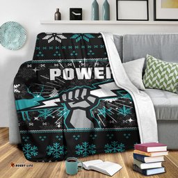 Port Adelaide Blanket Christmas Ugly Style