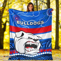 Bulldogs Indigenous Premium Blanket Western Football