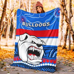 Bulldogs Indigenous Premium Blanket Western Football
