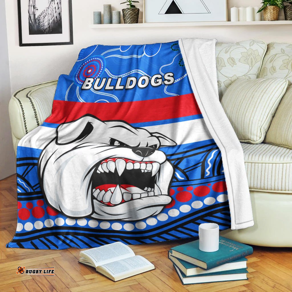 Bulldogs Indigenous Premium Blanket Western Football
