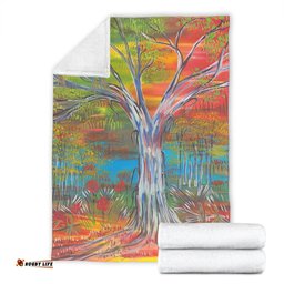 Australia Gumtree Blanket - Gumtree Dreaming  Blanket