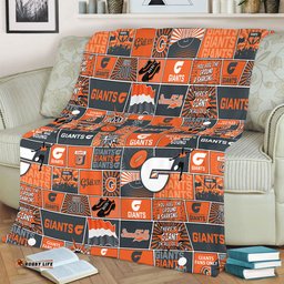 Amazing Aussie GWS GIANTS Legacy Of The Pride Comic Style Blanket