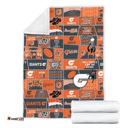Amazing Aussie GWS GIANTS Legacy Of The Pride Comic Style Blanket