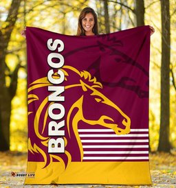 brisbane broncos premium blanket