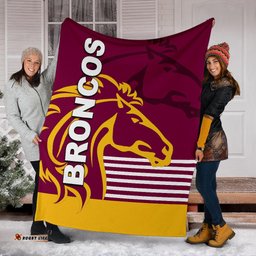 brisbane broncos premium blanket
