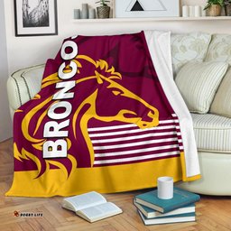 brisbane broncos premium blanket